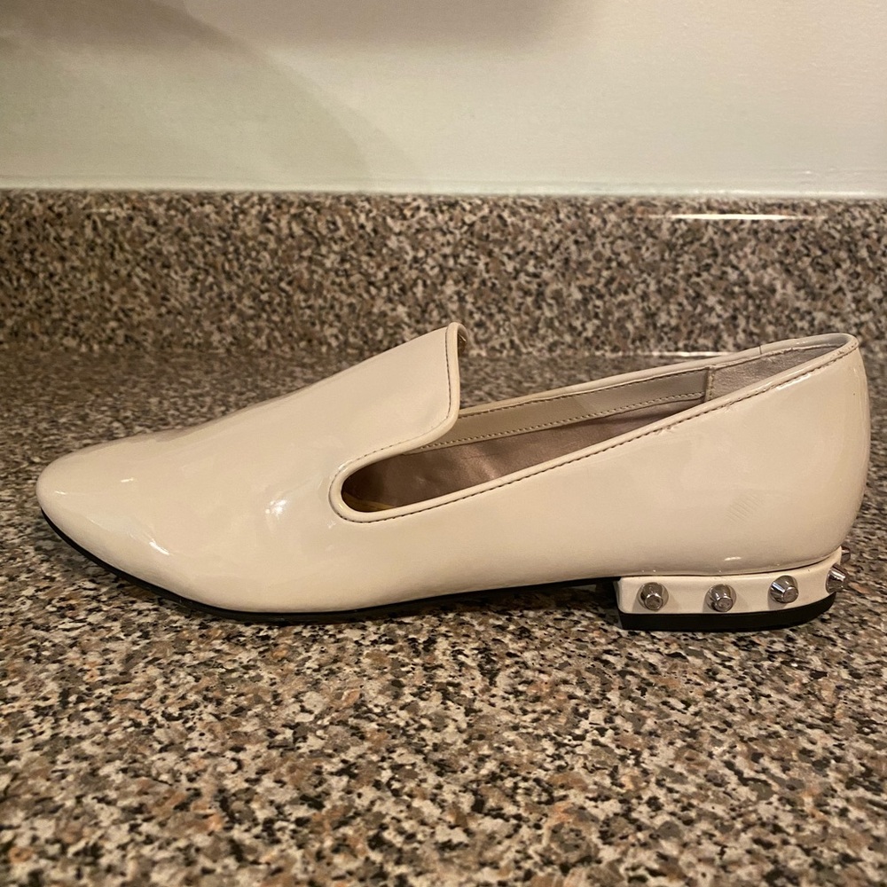 Women’s White Marc Fisher Flats